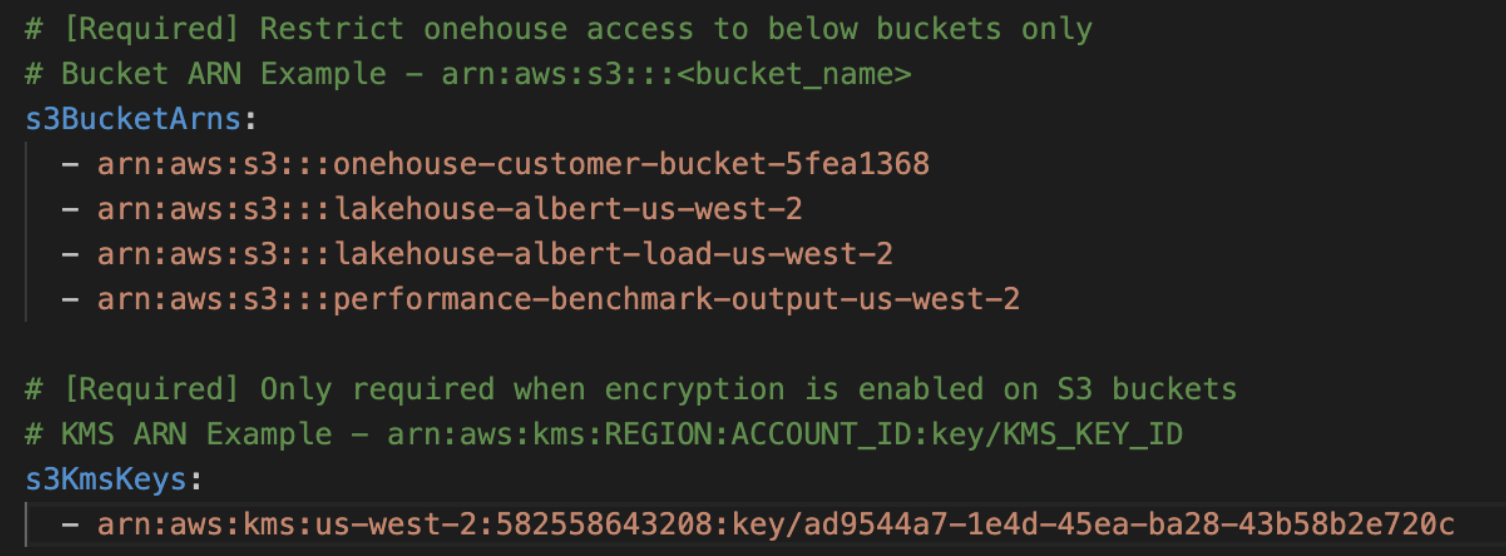 Terraform example